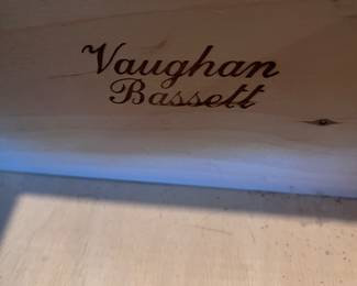 $80 Vaughn Basset night stand 2 drawer some scratches and water ring on one 24W 16D 28T