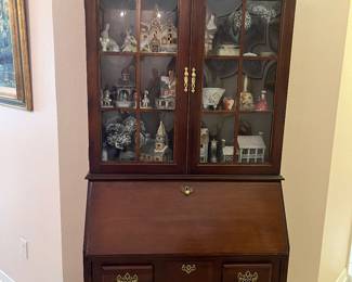 $300 secretary desk/curio 34W 16D 83T
