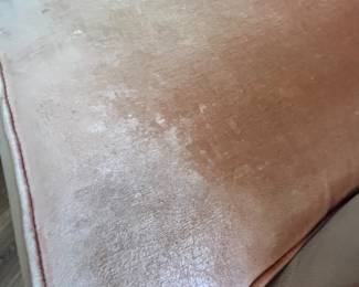 $80 Queen Anne style chair cushion has some damage ( not ripped) 36W 31T