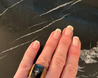 #H - 10kt men ring $150 