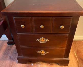 $80 Vaughn Basset night stand 2 drawer some scratches and water ring on one 24W 16D 28T