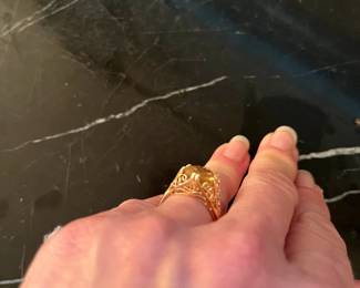 #F - 14kt gold ring $150 