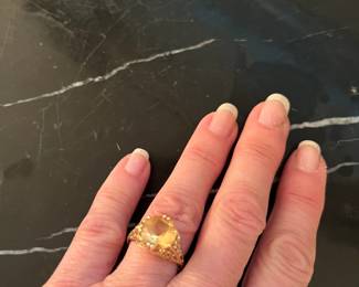 #F - 14kt gold ring $150 