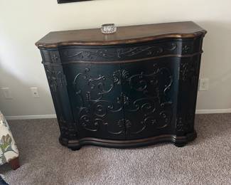 #4 - $320 - Black Credenza Living Room 48x38x18