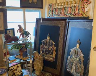 Oriental Panels, Figurines & Misc.