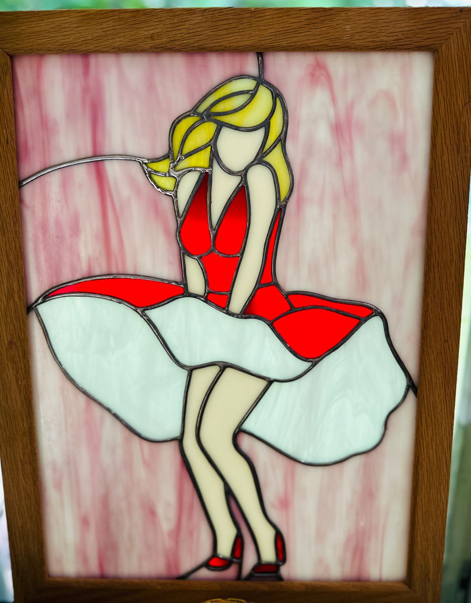 Large selection of stained glass 