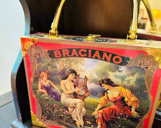 Vintage cigar box purse 