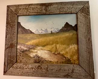 Signed original oil on canvas 