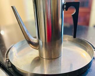 Arne Jacobsen stelton stainless Denmark tea set 