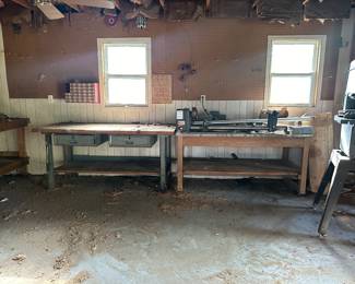 Craftsman large and workbenches