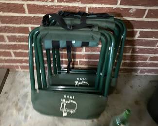 Folding Masters bleacher chairs
