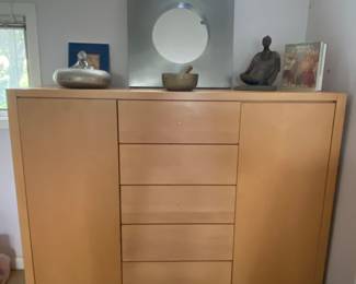 Baronet of Canada solid maple chest with hidden storage shelves 