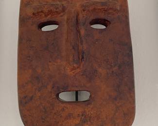 Large pottery mask