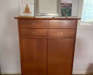 Solid maple
modern style  high cabinet 