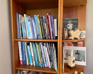 Hundreds and hundreds of books on knitting. Be inspired.