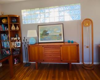 Danish modern teak sideboard/console with storage