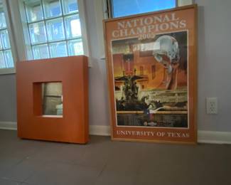 There is a nice collection of UT, memorabilia, T-shirts, and more. Hook ‘em horns