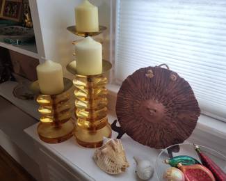 Lucite Candleholders