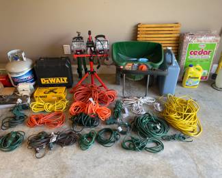 Lots of useable items in the garage!