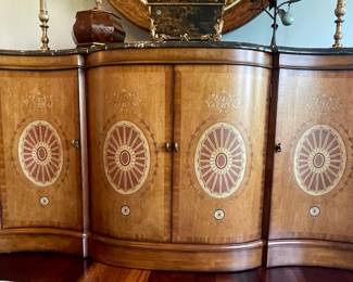 Century Furniture "Paris Garden" Credenza with marble top