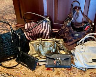 Designer handbags and wallets! Coach and Brahmin 