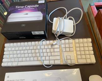 Apple AirPort Time Capsule, Apple Cinema Display, Apple Wireless Keyboards and Apple Wireless Magic Mouse!
