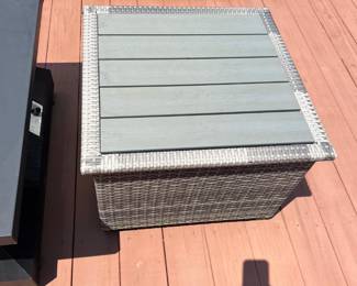 Outdoor Wicker Table
