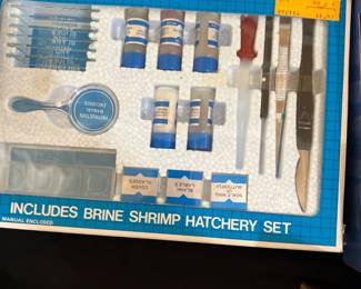 Rare Edu-science vintage 4 turret  Microscope set