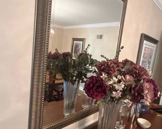 Pewter Rectangle Mirror