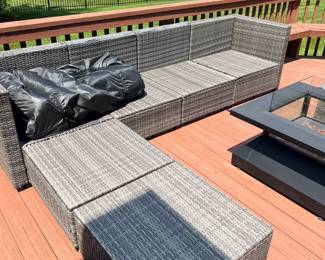 Outdoor Wicker Sectional