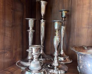 Silver Candelsticks 