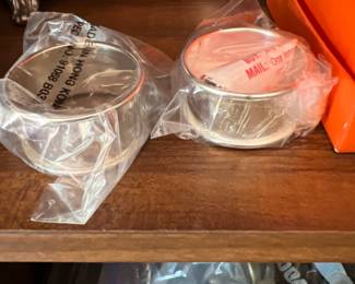 Folgers Silverplated Napkin Rings