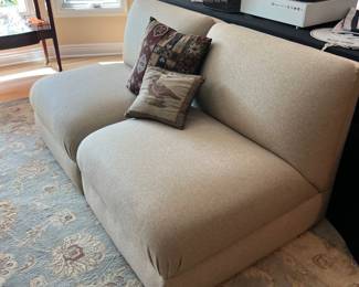 Contemporary Armless Modular Chair