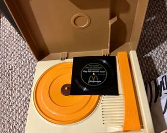 Vintage Fisher Price Vinyl Record Player