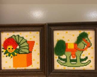 Vintage framed Needlepoint