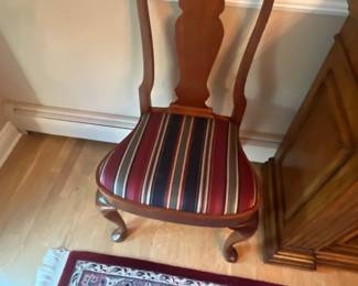 Cherry Wood Formal Dining Room Chair