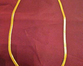 003 Necklace Marked 585 Italy