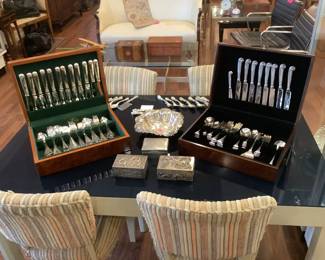 Sterling and Silver Plate