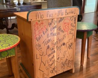 Signatures of David Marsh staff