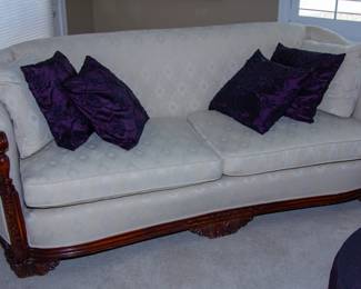 Gorgeous vintage upholstered style couch