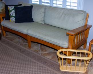 Wooden frame couch