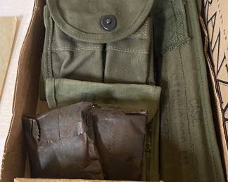 WW2 Clip Holders, Ammo Belt and Cleaning Rod Kit