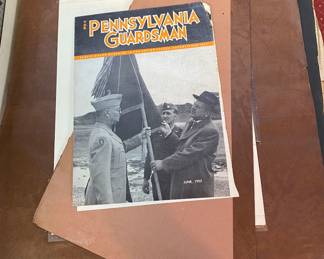 Large Old Format Pennsylvania National Guard Scrapbook