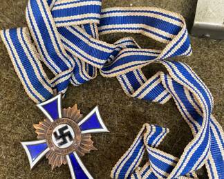 WW2 German Mother's Cross and Ribbon