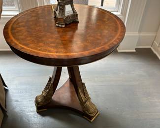 Maitland smith Acanthus round side table 