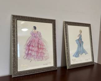 Barbie lithographs