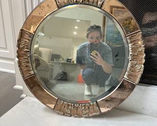Aged and distressed mirror 
