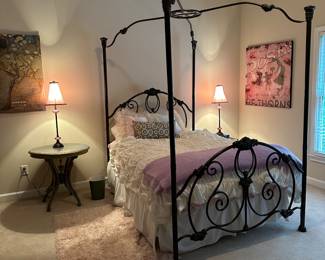 Awesome queen canopy bed 