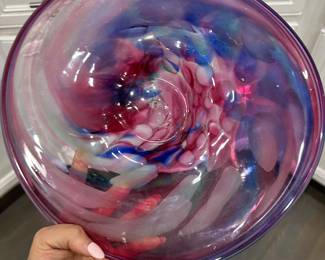 Beautiful signed art glass