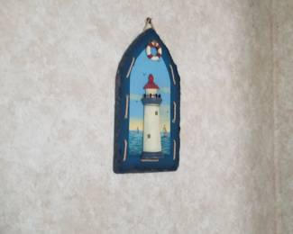 Lighthouse plaque